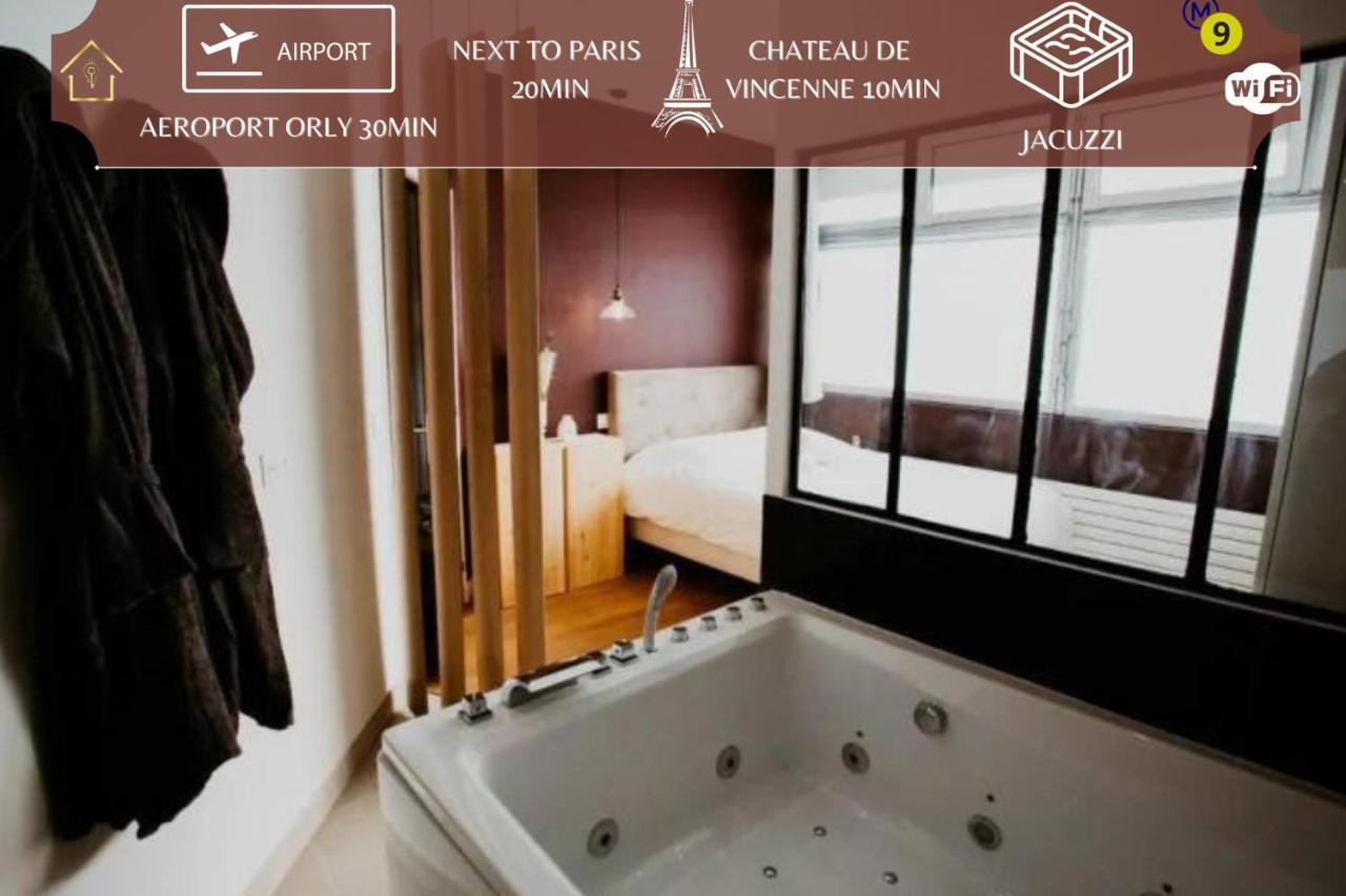 Sweet Love Room - Jacuzzi Privatif Montreuil  Buitenkant foto